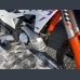 Skid plate with exhaust guard for 2T KTM, Husqvarna, Gasgas 2024-2025